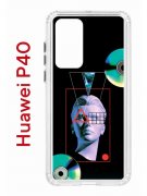 Чехол-накладка Huawei P40 (583862) Kruche PRINT Future Look
