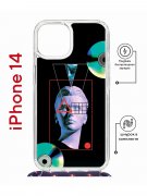 Чехол-накладка Apple iPhone 14  (625960) Kruche PRINT Future Look