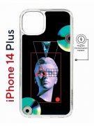 Чехол-накладка Apple iPhone 14 Plus (625965) Kruche PRINT Future Look