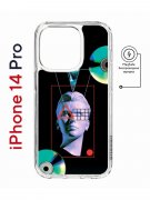 Чехол-накладка Apple iPhone 14 Pro (625964) Kruche PRINT Future Look