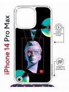 Чехол-накладка Apple iPhone 14 Pro Max (625963) Kruche PRINT Future Look