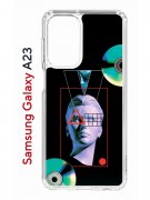 Чехол-накладка Samsung Galaxy A23 (630893) Kruche PRINT Future Look