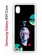 Чехол-накладка Samsung Galaxy A01 Core (593952) Kruche PRINT Future Look