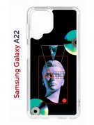 Чехол-накладка Samsung Galaxy A22 4G (606545) Kruche PRINT Future Look