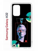 Чехол-накладка Samsung Galaxy A32 4G (598888) Kruche PRINT Future Look