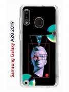 Чехол-накладка Samsung Galaxy A20 2019 (580663) Kruche PRINT Future Look