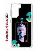 Чехол-накладка Samsung Galaxy S21 (594685) Kruche PRINT Future Look