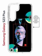 Чехол-накладка Samsung Galaxy S23 Plus (634254) Kruche PRINT Future Look