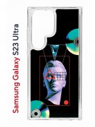 Чехол-накладка Samsung Galaxy S23 Ultra (638515) Kruche PRINT Future Look