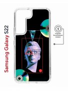 Чехол-накладка Samsung Galaxy S22 (638522) Kruche PRINT Future Look