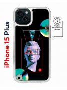 Чехол-накладка Apple iPhone 15 Plus (641583) Kruche PRINT Future Look