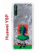 Чехол-накладка Huawei Y8P (588945) Kruche PRINT Jellyfish Green