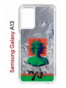Чехол-накладка Samsung Galaxy A13 (630896) Kruche PRINT Jellyfish Green