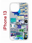Чехол-накладка Apple iPhone 13 (606542) Kruche PRINT Ok But Not