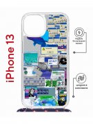 Чехол-накладка Apple iPhone 13 (610629) Kruche PRINT Ok But Not