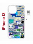 Чехол-накладка Apple iPhone 13 (610627) Kruche PRINT Ok But Not