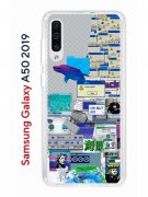 Чехол-накладка Samsung Galaxy A50 2019 (583850) Kruche PRINT Ok But Not