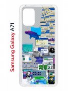 Чехол-накладка Samsung Galaxy A71 (582679) Kruche PRINT Ok But Not