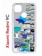 Чехол-накладка Xiaomi Redmi 9C (591325) Kruche PRINT Ok But Not