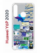 Чехол-накладка Huawei Y6p 2020 (588946) Kruche PRINT Ok But Not