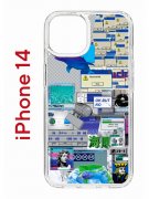 Чехол-накладка Apple iPhone 14  (625957) Kruche PRINT Ok But Not