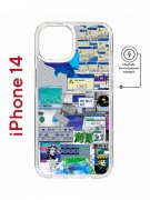 Чехол-накладка Apple iPhone 14  (625959) Kruche PRINT Ok But Not