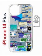 Чехол-накладка Apple iPhone 14 Plus (625965) Kruche PRINT Ok But Not