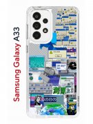 Чехол-накладка Samsung Galaxy A33 (630895) Kruche PRINT Ok But Not