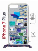 Чехол-накладка Apple iPhone 7 Plus (626142) Kruche PRINT Ok But Not