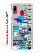 Чехол-накладка Samsung Galaxy A20 2019 (580663) Kruche PRINT Ok But Not