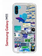Чехол-накладка Samsung Galaxy M11 (588927) Kruche PRINT Ok But Not