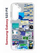 Чехол-накладка Samsung Galaxy S23 FE (646478) Kruche PRINT Ok But Not