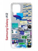 Чехол-накладка Samsung Galaxy A12 (608589) Kruche PRINT Ok But Not