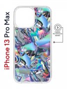Чехол-накладка Apple iPhone 13 Pro Max (610637) Kruche PRINT Plastic Fantastic