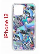 Чехол-накладка Apple iPhone 12  (588925) Kruche PRINT Plastic Fantastic