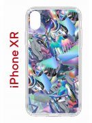 Чехол-накладка Apple iPhone XR (580656) Kruche PRINT Plastic Fantastic