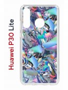 Чехол-накладка Huawei P30 Lite (585137) Kruche PRINT Plastic Fantastic