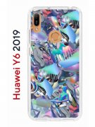 Чехол-накладка Huawei Y6 2019 (580675) Kruche PRINT Plastic Fantastic