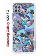 Чехол-накладка Samsung Galaxy A22 5G (625952) Kruche PRINT Plastic Fantastic