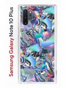 Чехол-накладка Samsung Galaxy Note 10+ (580678) Kruche PRINT Plastic Fantastic