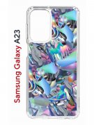 Чехол-накладка Samsung Galaxy A23 (630893) Kruche PRINT Plastic Fantastic