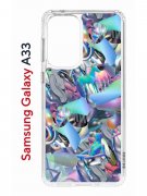 Чехол-накладка Samsung Galaxy A33 (630895) Kruche PRINT Plastic Fantastic