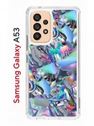 Чехол-накладка Samsung Galaxy A53 5G (630894) Kruche PRINT Plastic Fantastic