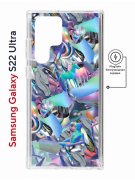 Чехол-накладка Samsung Galaxy S22 Ultra (634252) Kruche PRINT Plastic Fantastic