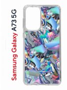 Чехол-накладка Samsung Galaxy A73 5G (638565) Kruche PRINT Plastic Fantastic