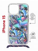 Чехол-накладка Apple iPhone 15 (641581) Kruche PRINT Plastic Fantastic