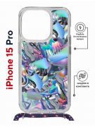 Чехол-накладка Apple iPhone 15 Pro (641582) Kruche PRINT Plastic Fantastic