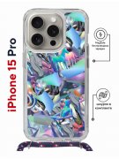 Чехол-накладка Apple iPhone 15 Pro (641582) Kruche PRINT Plastic Fantastic