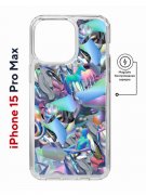 Чехол-накладка Apple iPhone 15 Pro Max (641585) Kruche PRINT Plastic Fantastic