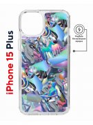 Чехол-накладка Apple iPhone 15 Plus (641583) Kruche PRINT Plastic Fantastic